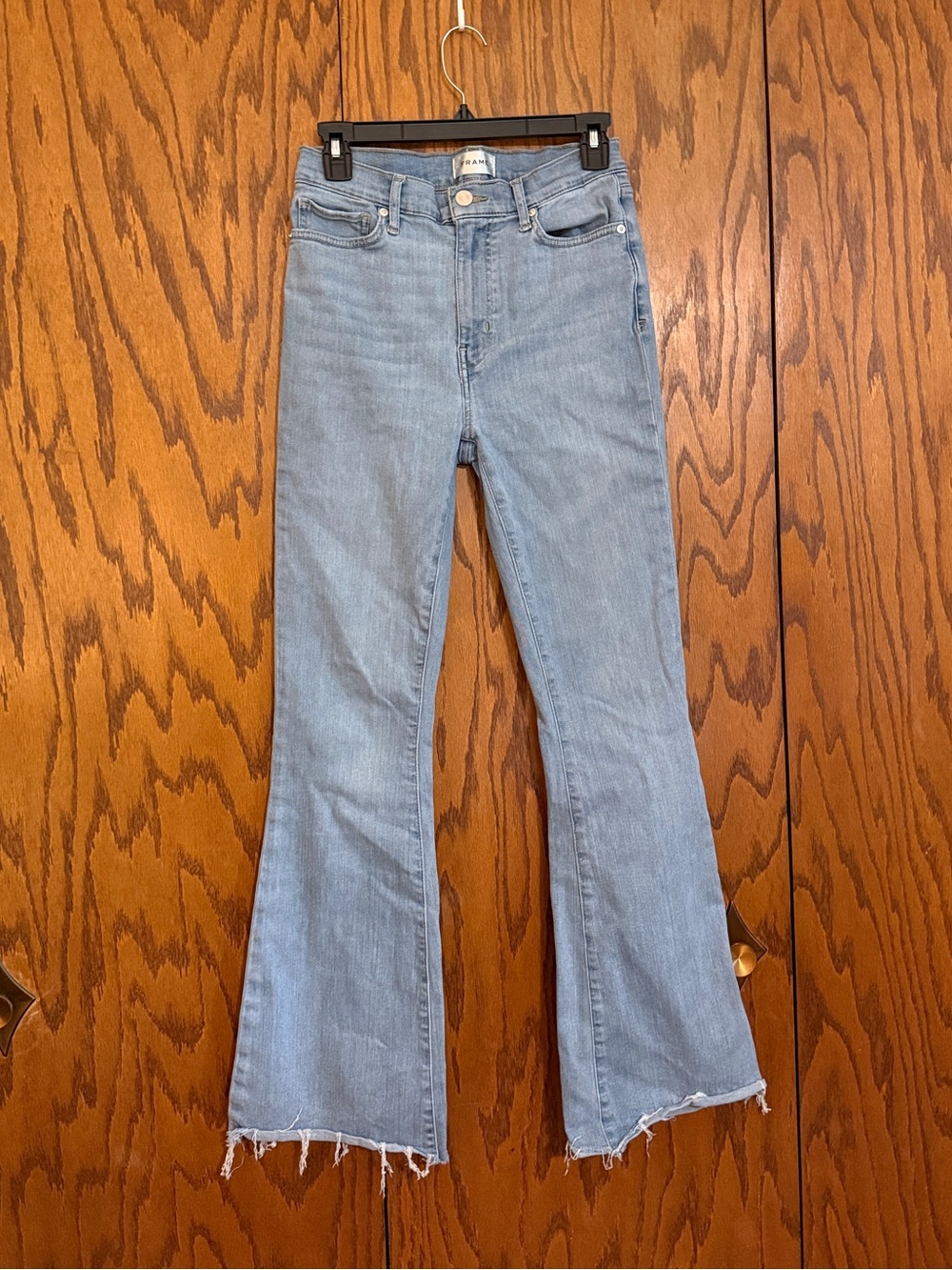 FRAME Le High Flare Wilson Raw After Jeans Women’s 28 Raw Hem